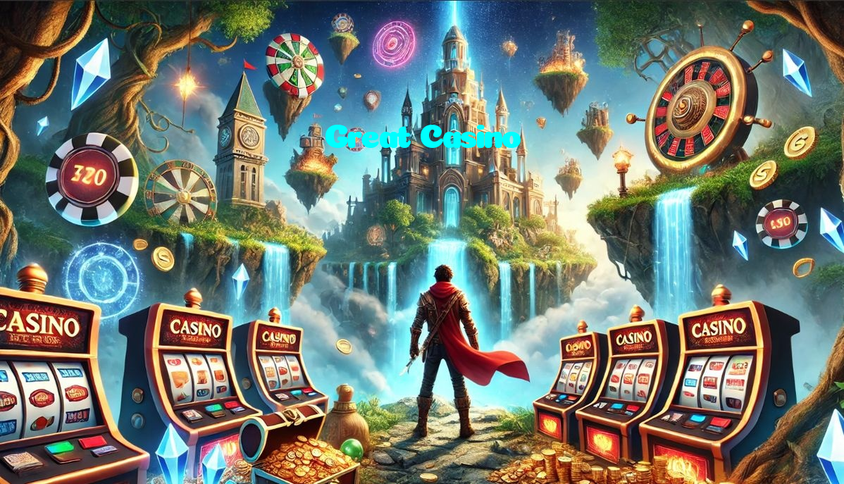 Great Casino casino presented on mobile device in Pakistan with slots and live games